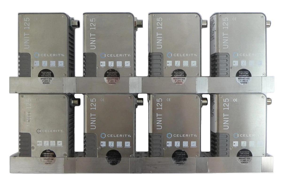 Used Celerity IFC-125C Mass Flow Controller MFC UNIT 125 Lot of 8 Working Surplus