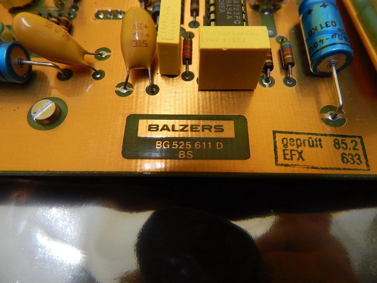 Used Balzers BG 525 570 DT Power Supply PCB Card BG 525 574 CS Used Working