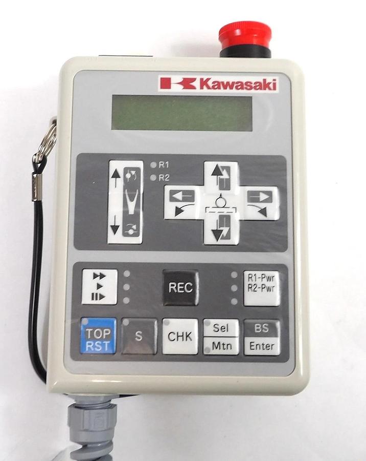 Used Kawasaki 50817-0074 Robot Teach Pendant Hand Held Controller Working Surplus