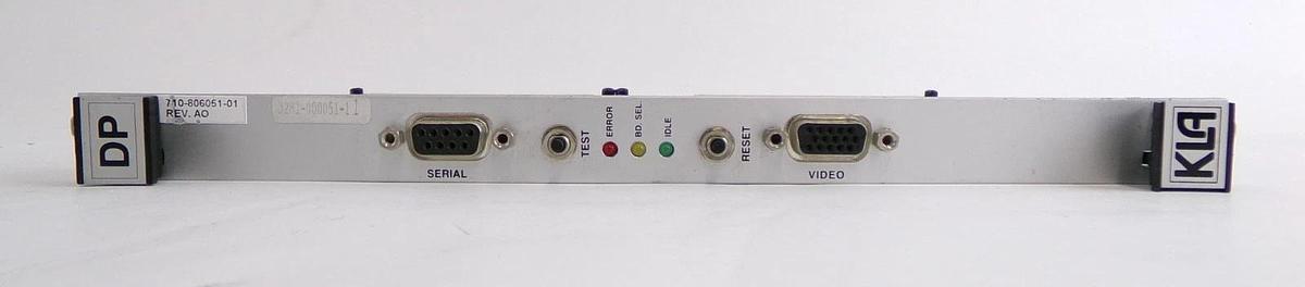 Used KLA Instruments 710-806051-01 DP Video VME PCB Card TEL 3281-000051-11 Working