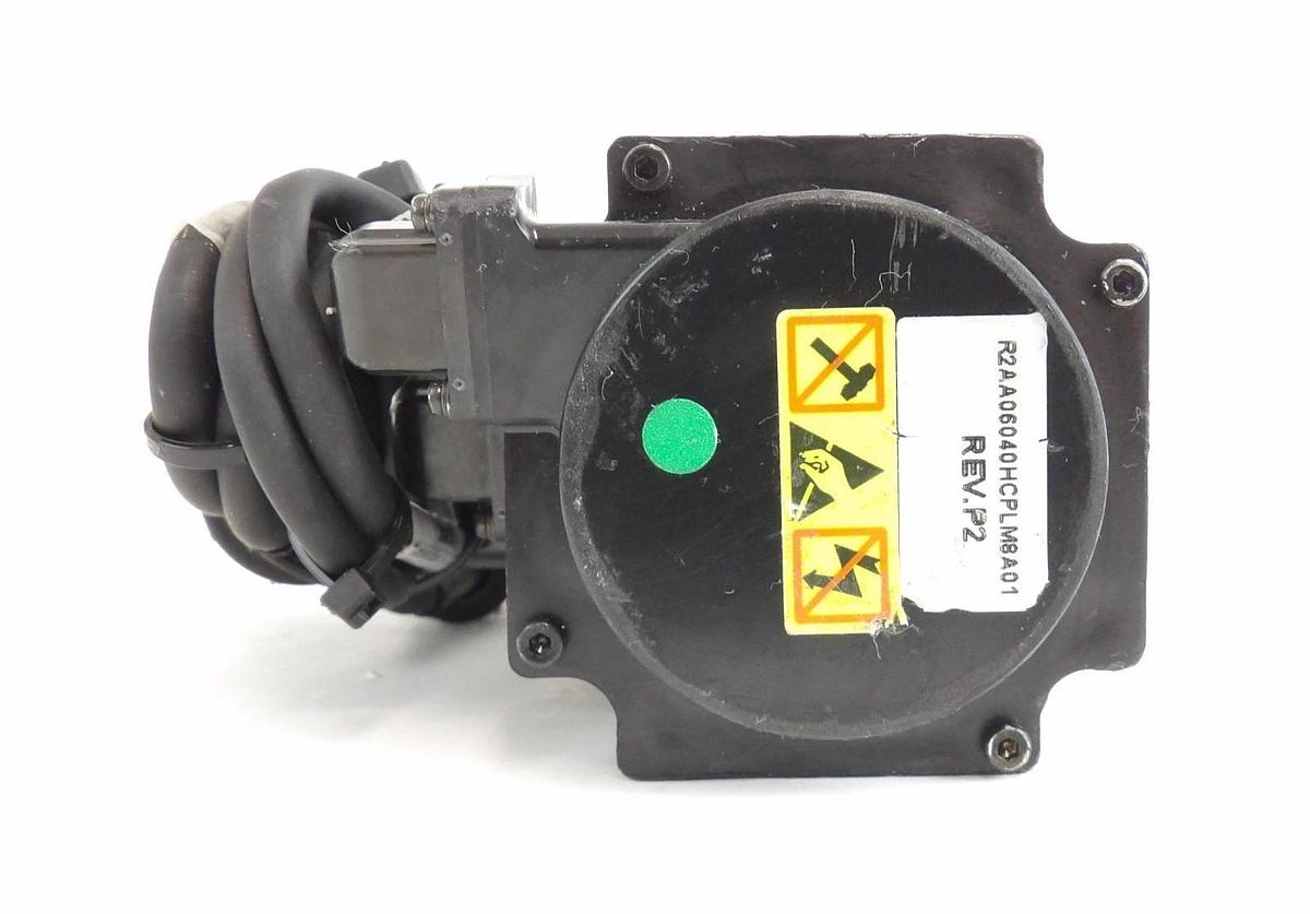 Used Sanyo Denki R2AA06040HCPBLM8 AC Servo Motor SANMOTION R Lot of 2 Working