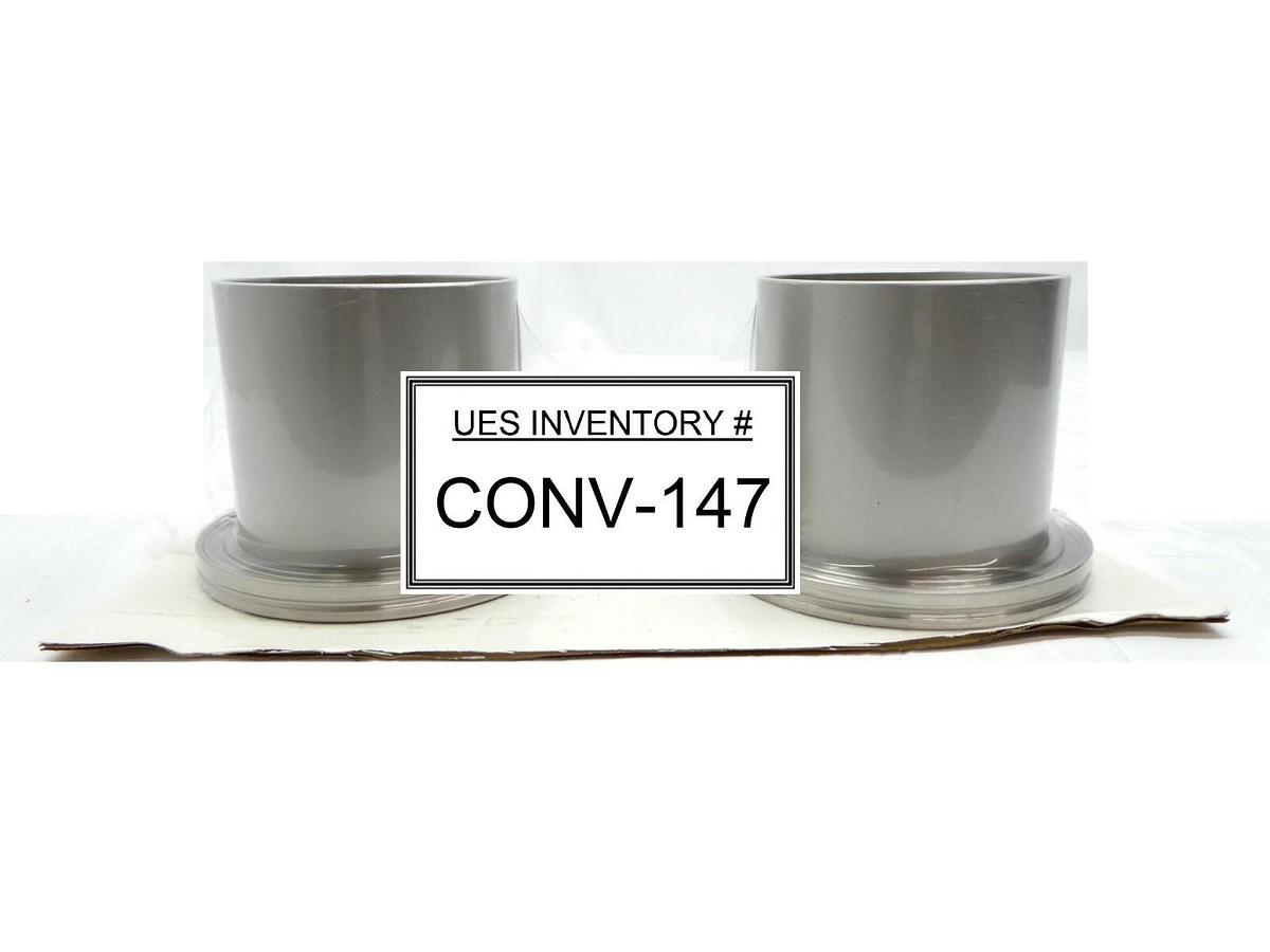 MKS Instruments ISO100 ISO-K 3.5" Nipple Weldment 316 Stainless HPS Lot of 2 New