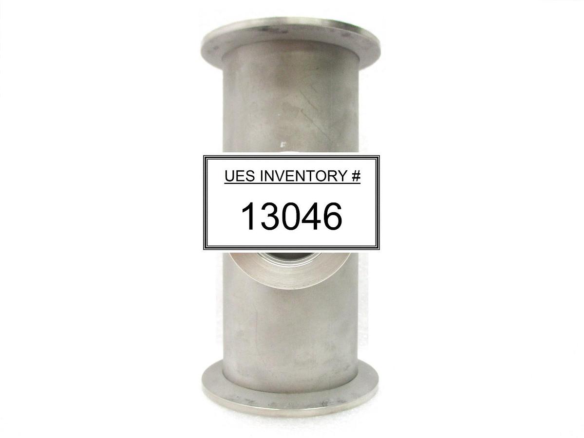 Used Edwards C10517431 Straight Nipple Vacuum Tee Flange NW50 NW25 Working Spare