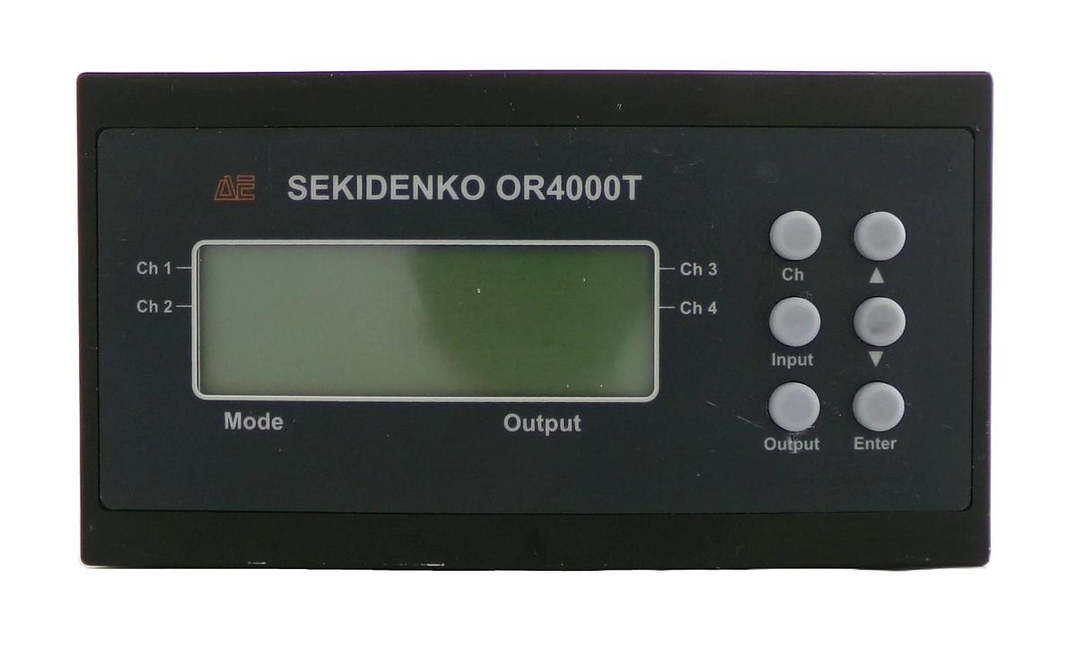 Used AE Sekidenko 955-2001-01 4-Channel Temperature Pyrometer OR4000T Working Surplus
