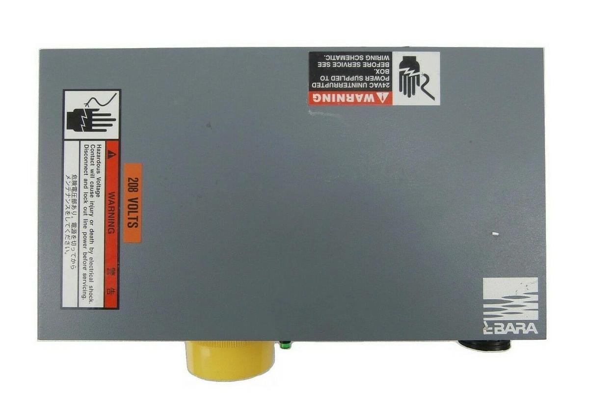 Used Ebara Technologies 217407 Vacuum Pump EMO Emergency Off Switch Panel Working