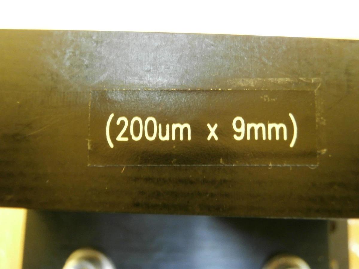 Used KLA-Tencor 200umx9mm Slit Lens Assembly Laser Optics GPIO AIT I Surfscan Used