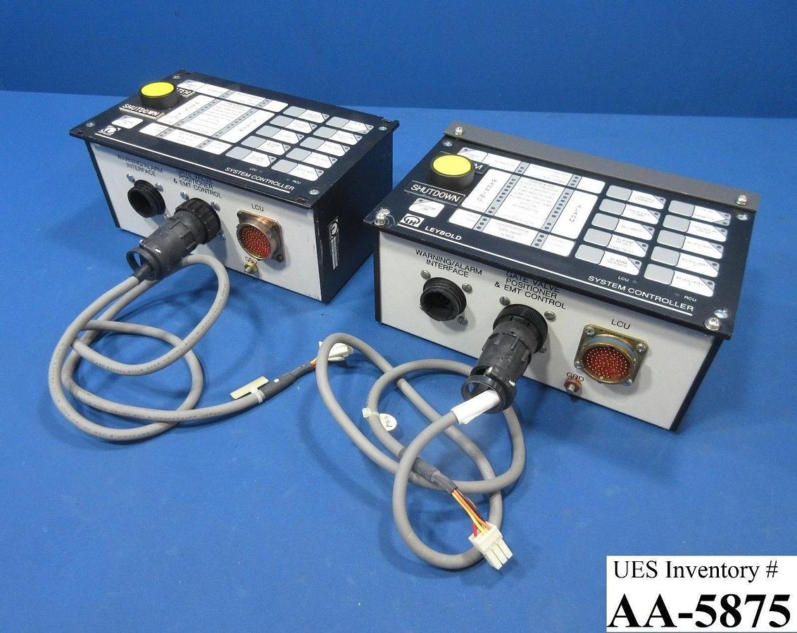 Used Leybold Vacuum 307285-2003 System Controller Reseller Lot of 2 Used Working