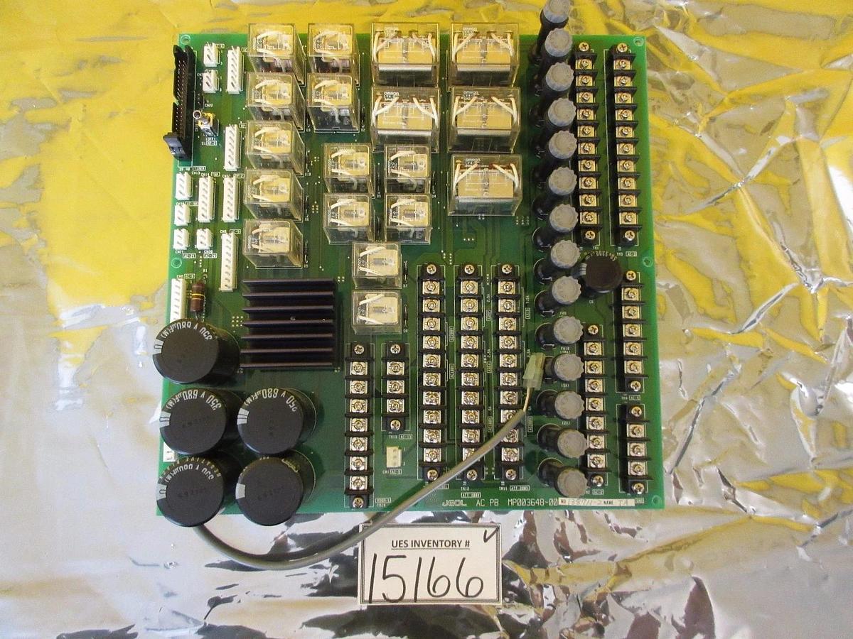 Used JEOL MP003648-00 AC PB Relay Power Distribution Board PCB JEM-2010F TEM Used