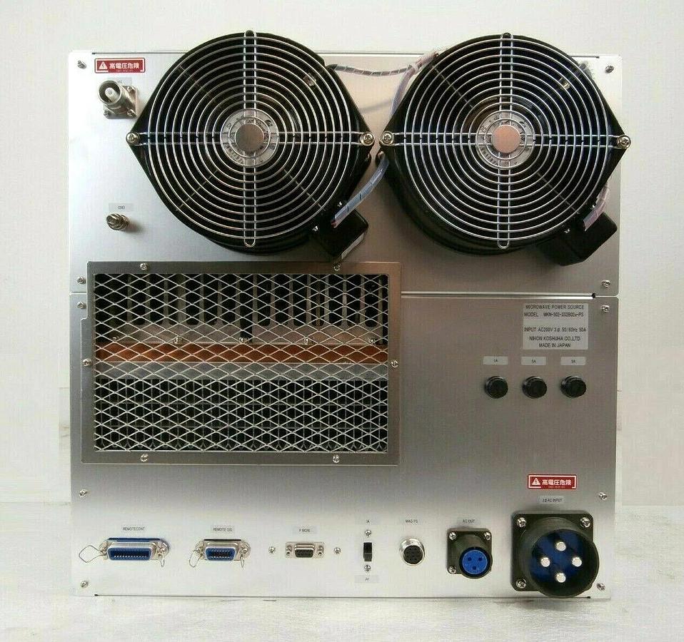 Used Nihon Koshuha MKN-502-3S2B02a-PS Microwave Power Supply TEL Trias Working