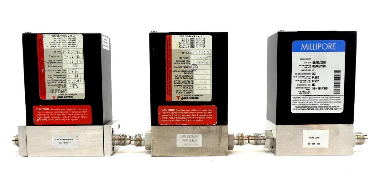 Used Tylan 2900 Series Mass Flow Controller MFC FC-2900V FC-2900MEP Reseller Lot of 9