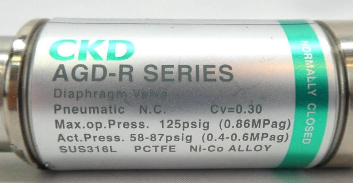 Used CKD MAGD-11R-AT2-C01 Diaphragm Valve AGD-R Series Reseller Lot of 53 Working