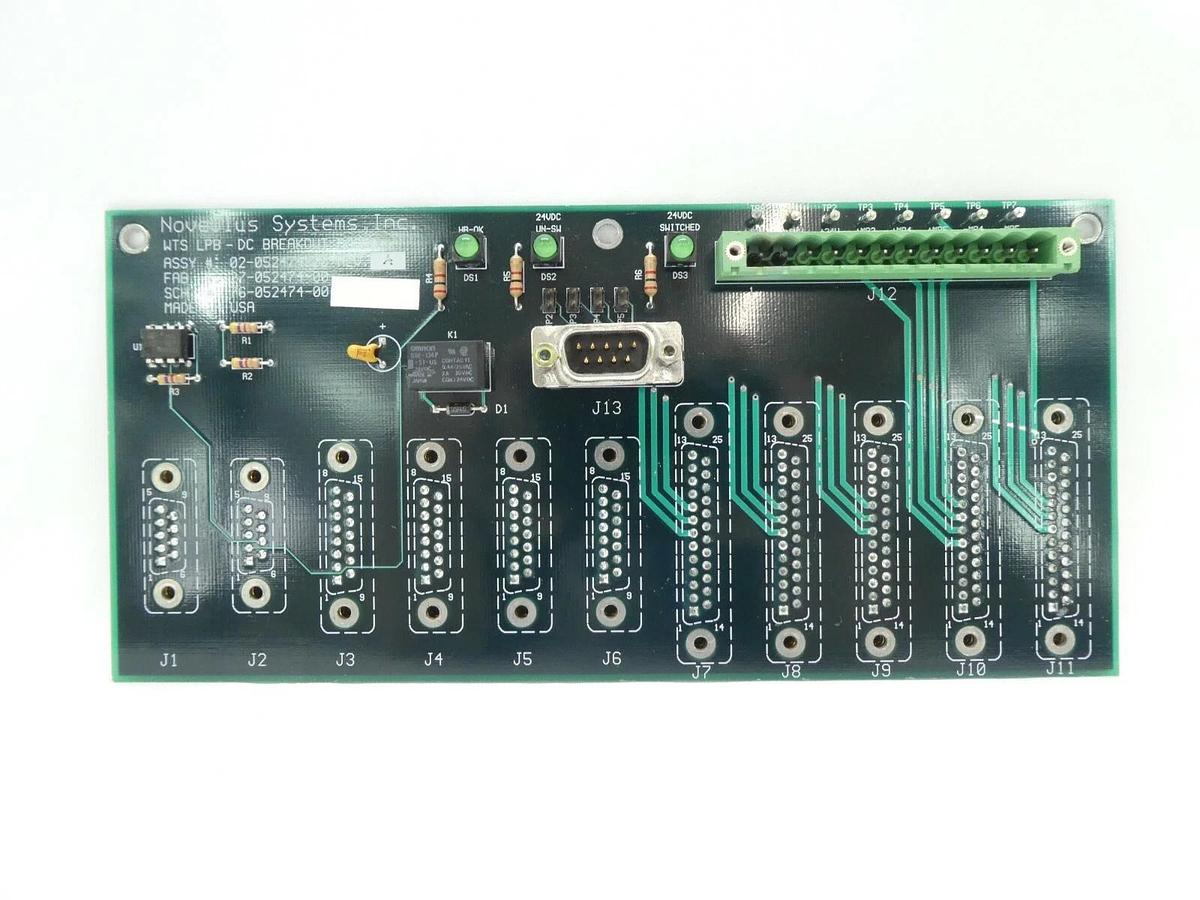 Novellus Systems 02-052474-00 WTS LPB - DC Breakout Board PCB Rev. A New Surplus