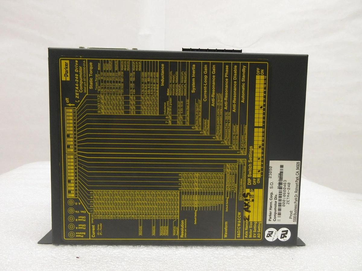 Used Parker ZETA4-240 Compumotor Zeta Drive 240 Used Working