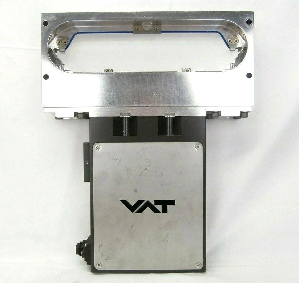 Used VAT 02010-BA44-1004 Pneumatic Rectangular Wafer Transfer Valve No Solenoid