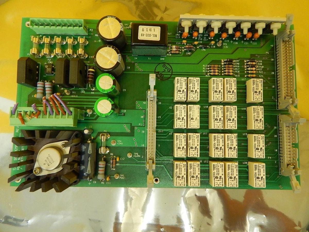 Used SVG Silicon Valley Group 99-80295-01 Power Supply Safety Reset PCB Rev. A Spare
