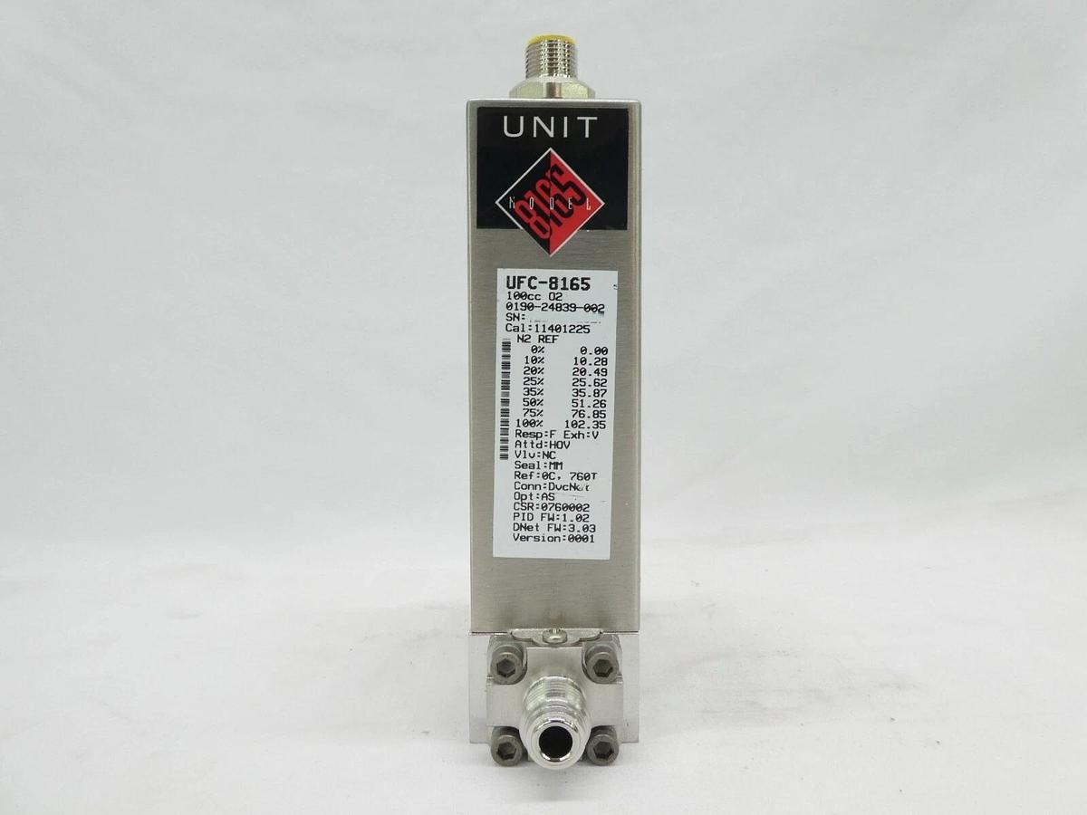 Used Celerity UFC-8165 Mass Flow Controller MFC AMAT 0190-24839 100cc O2 Working