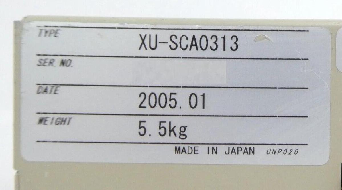 Used Yaskawa MYVIS XU-SCA0313 Machine Vision System Controller YV240B Dented Working