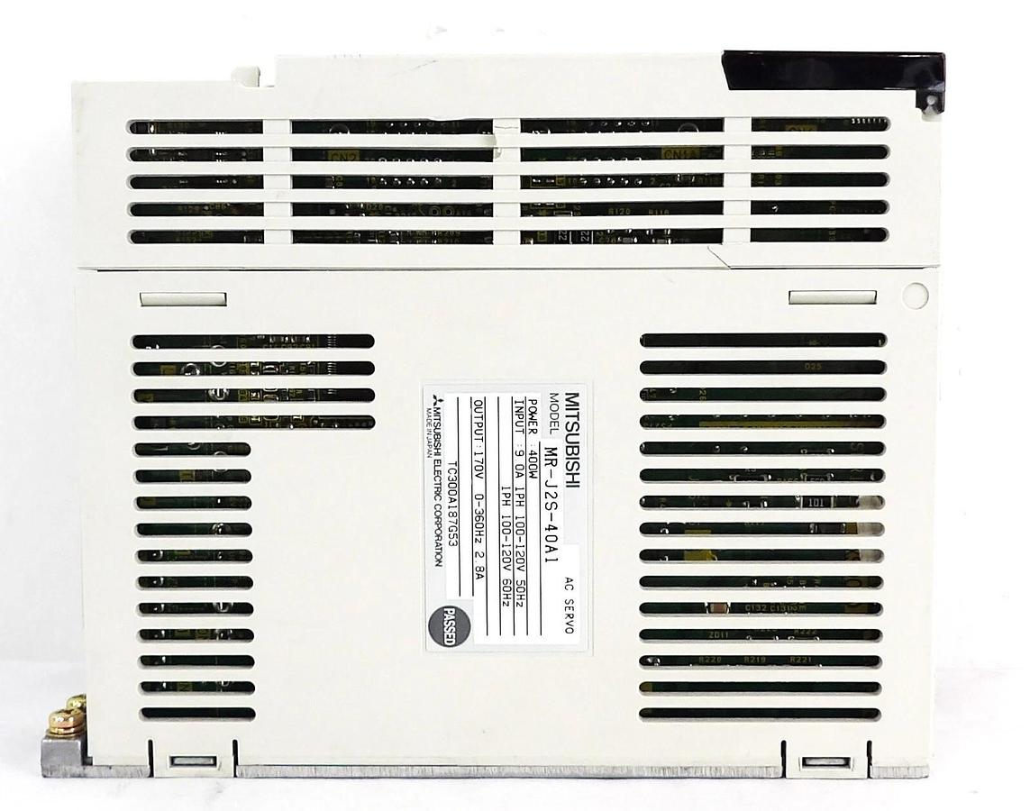 Used Mitsubishi Electric MR-J2S-40A1 AC Servo Driver MELSERVO Lot of 2 Working Spare