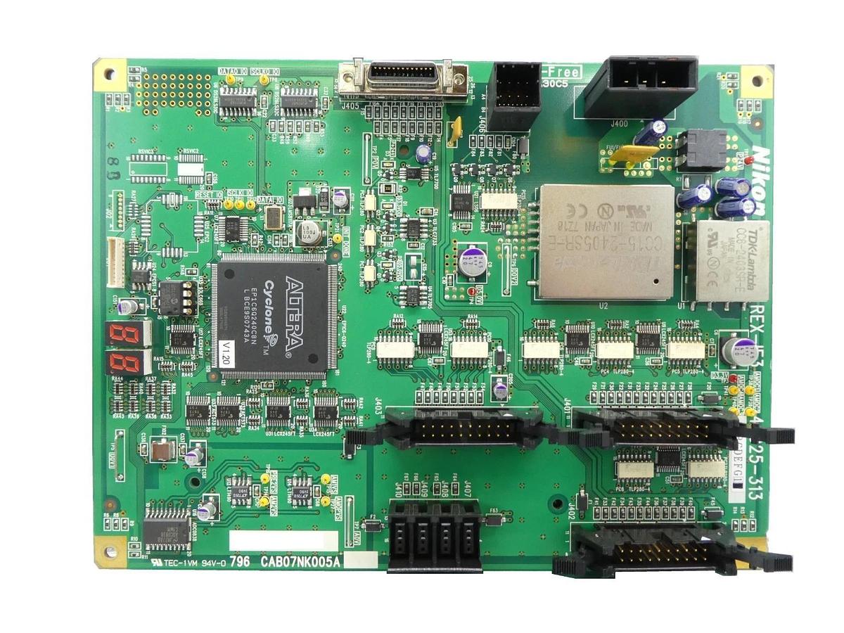 Used Nikon 4S025-313 REX-IF3 Interface PCB CSB07NK005A NSR Series Working Surplus