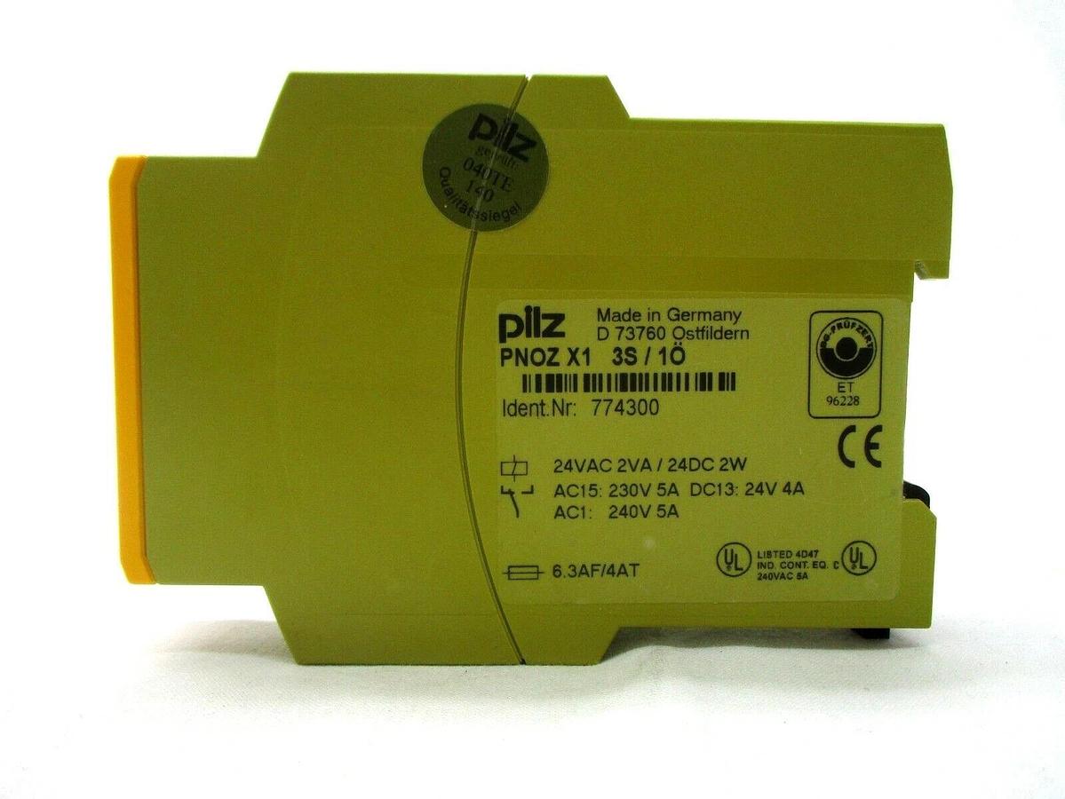 Used Pilz 774300 Safety Relay DIN Mount PNOZ X1 Reseller Lot of 2 Used Working