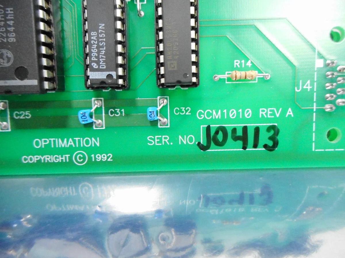 Used Optimation GCM1010 VMB Processor Board PCB Rev. A Missing Components As-Is