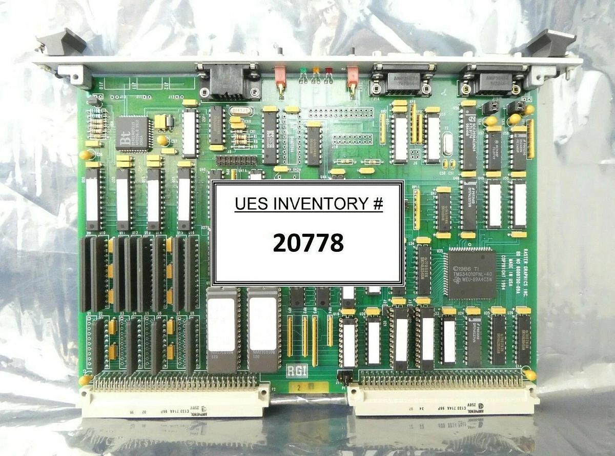 Used RGI Raster Graphics 51291 Processor PCB Card RG-700 6000700-09A Bio-Rad Q7 Spare