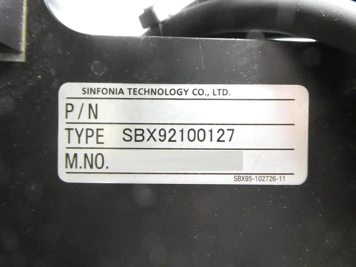 Used Sinfonia Technology SCE92100127 Dual Arm Wafer Handling Robot Untested Spare
