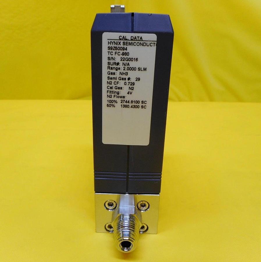 Used Aera FC-980 Mass Flow Controller MFC 2 SLM NH3 Used Working