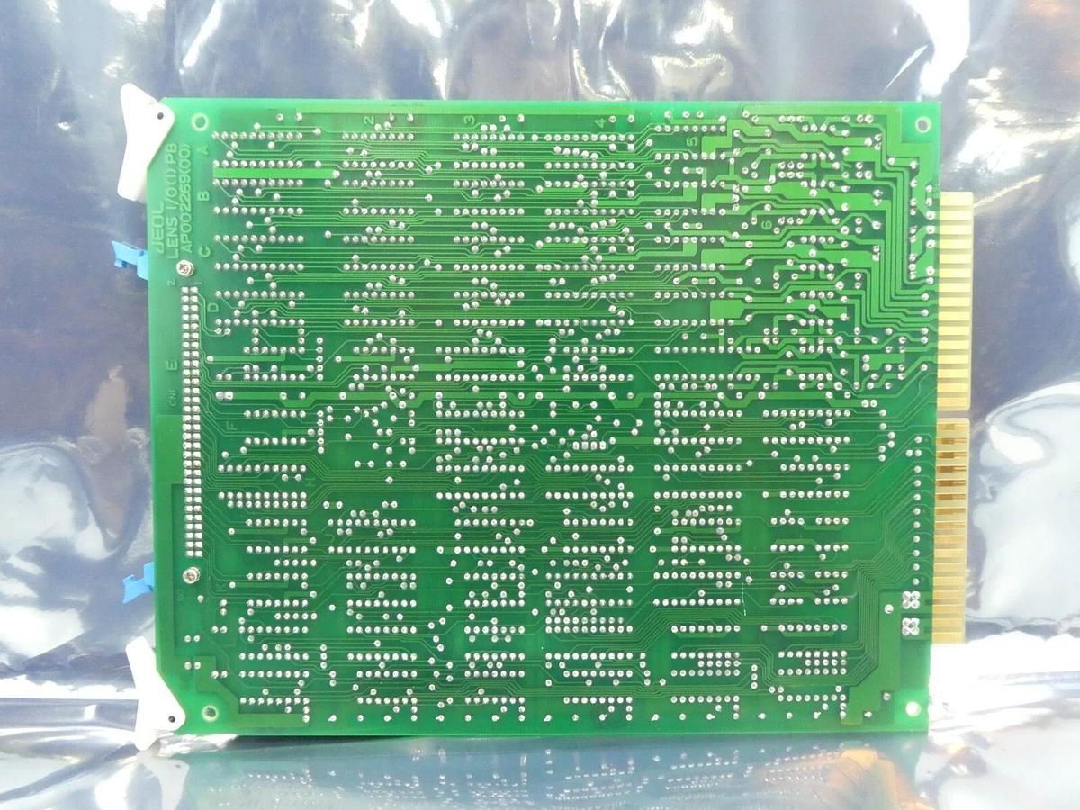 Used JEOL AP002269(00) Lens I/O PCB Card LENS I/O(1) PB JSM-6300F SEM Working Surplus
