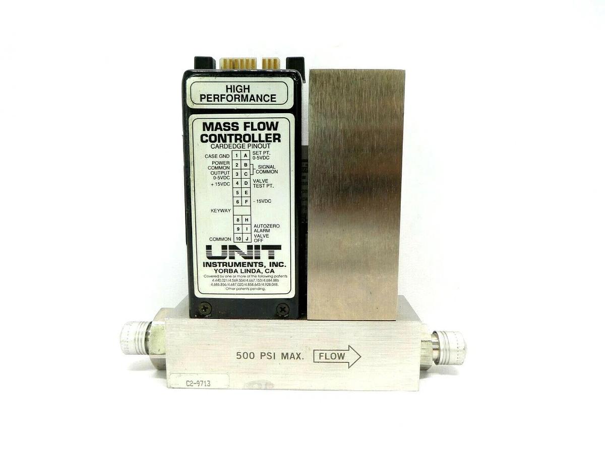 Used UNIT Instruments UFC-2020A Mass Flow Controller MFC 30 SLM H2 Working Surplus