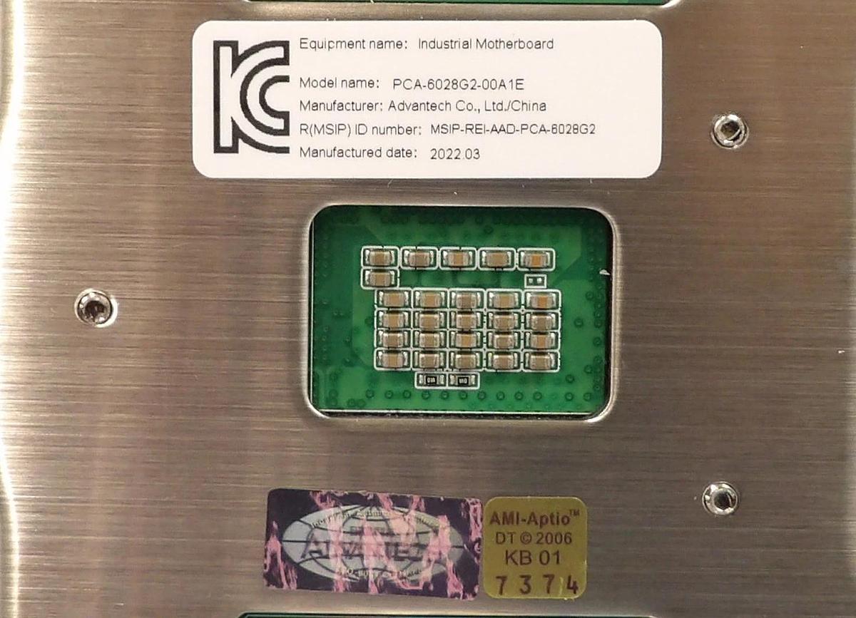 Used Advantech PCA-6028G2-00A1E Single Board Computer SBC 19A6602801-01 0190-88713