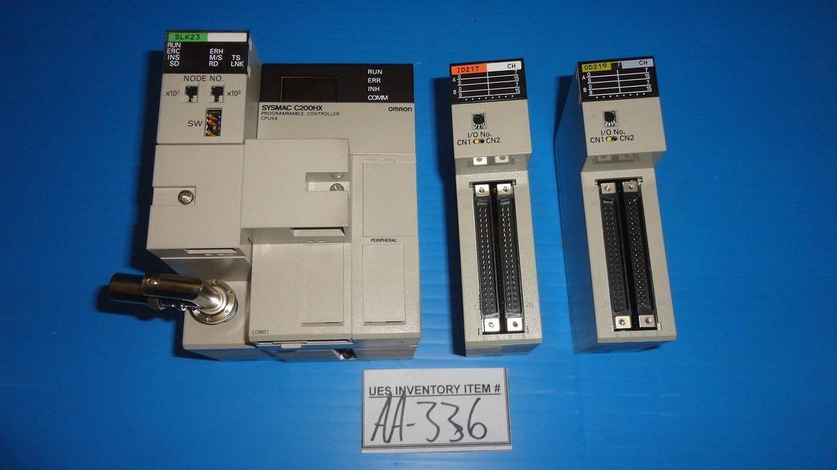 Used Omron Sysmac C200HX Programmable Controller C200HX-CPU54 Used Working