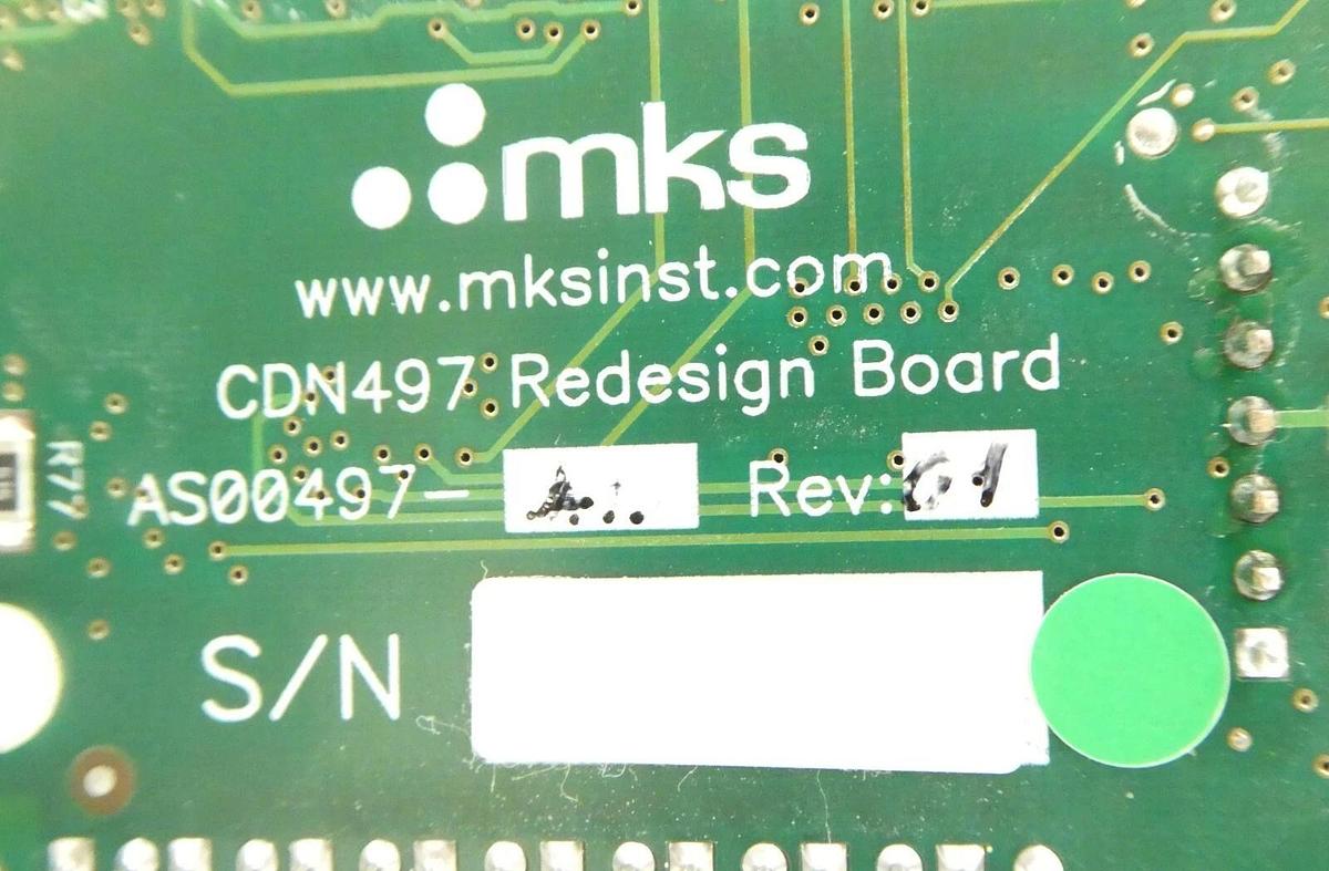 Used MKS Instruments AS01500-58 Interlock Module PCB CDN497 AMAT CDN500-58 Working