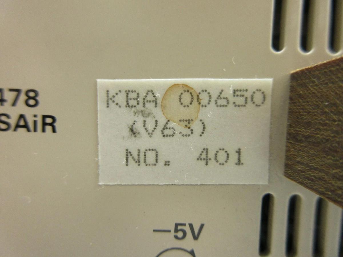 Used Nikon KBA 00650 Temperature Controller with Probe NSR-1755G7A Used Working