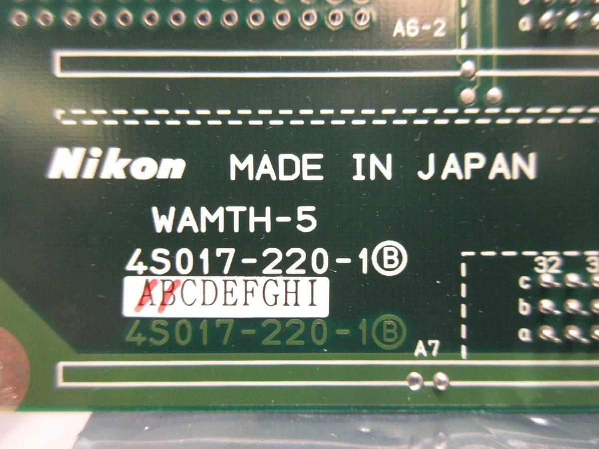 Used Nikon 4S017-220-1Ⓑ Backplane Interface Board PCB WAMTH-5 NSR System Used Working