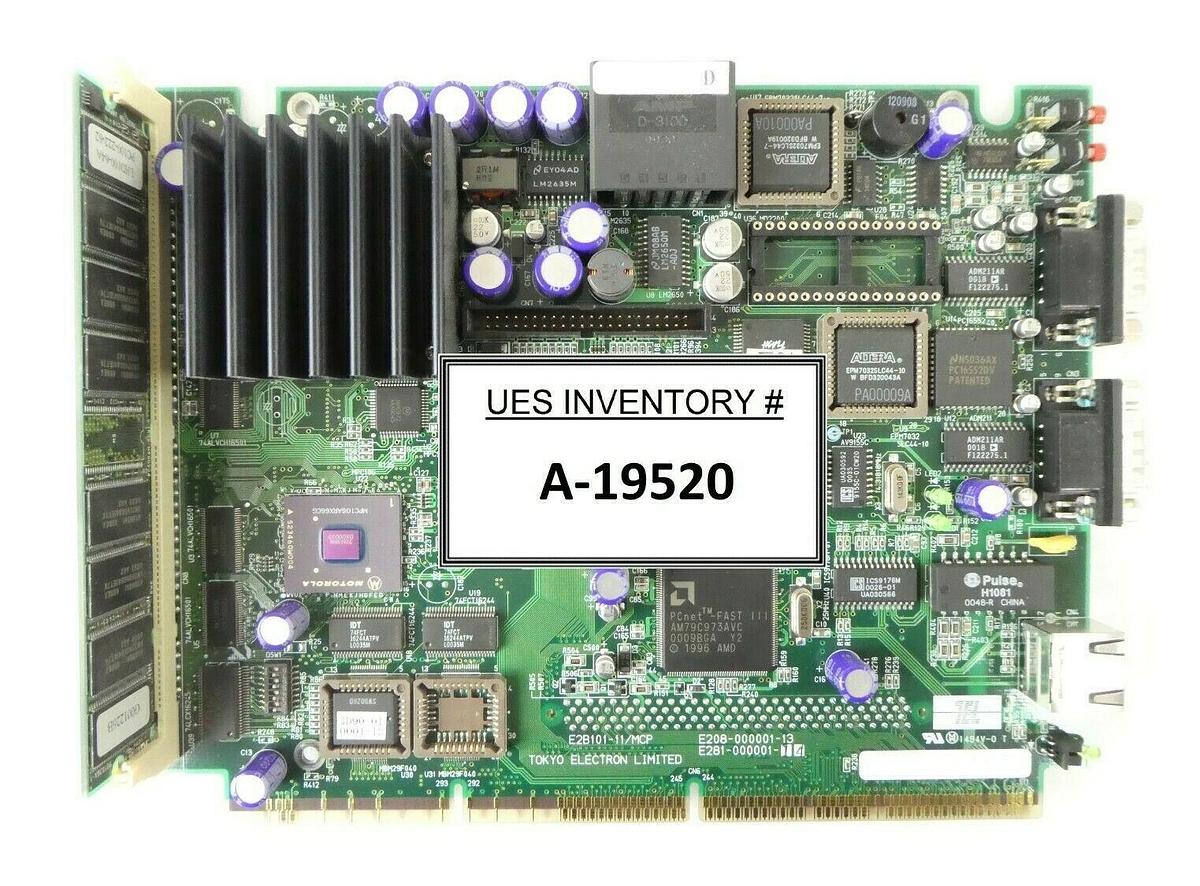 Used TEL Tokyo Electron E280-000001-15 CPU PCB E2B101-11/MCP E281-000001-14 Working