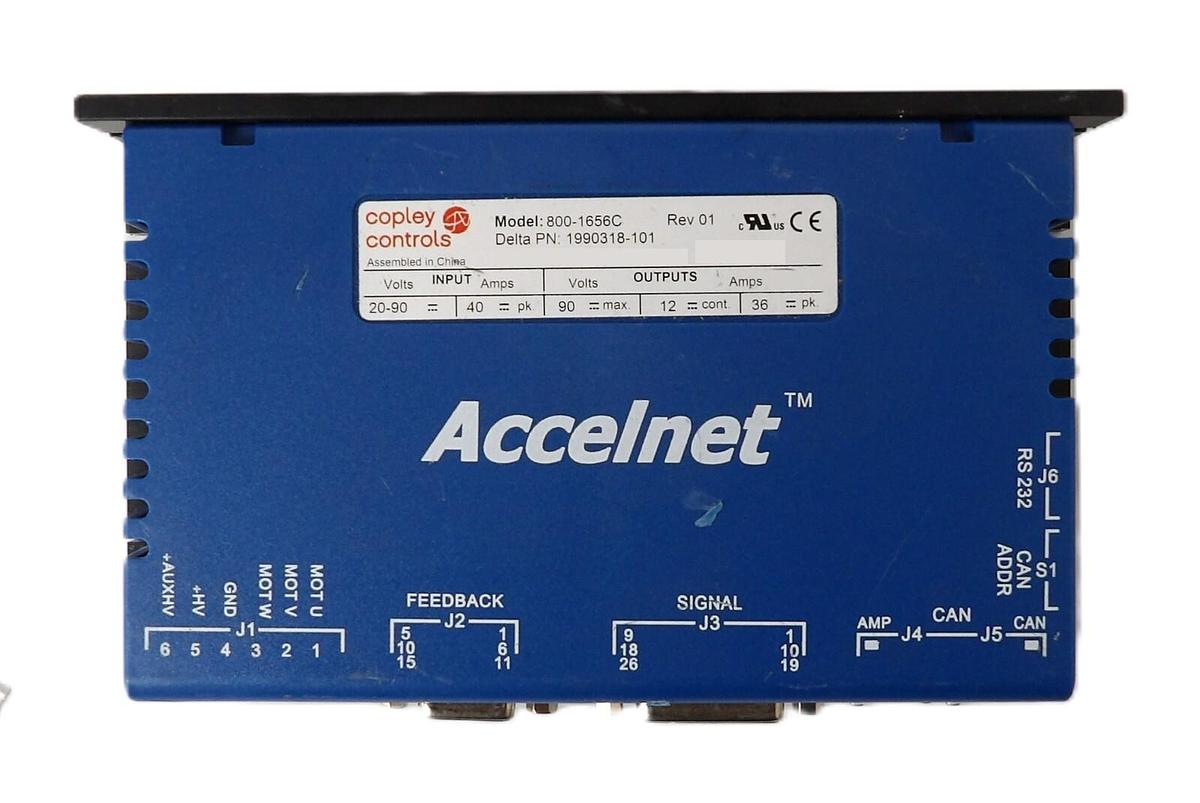 Used Copley Controls 800-1656C Accelnet AMAT Delta 1990318-101 Working Surplus
