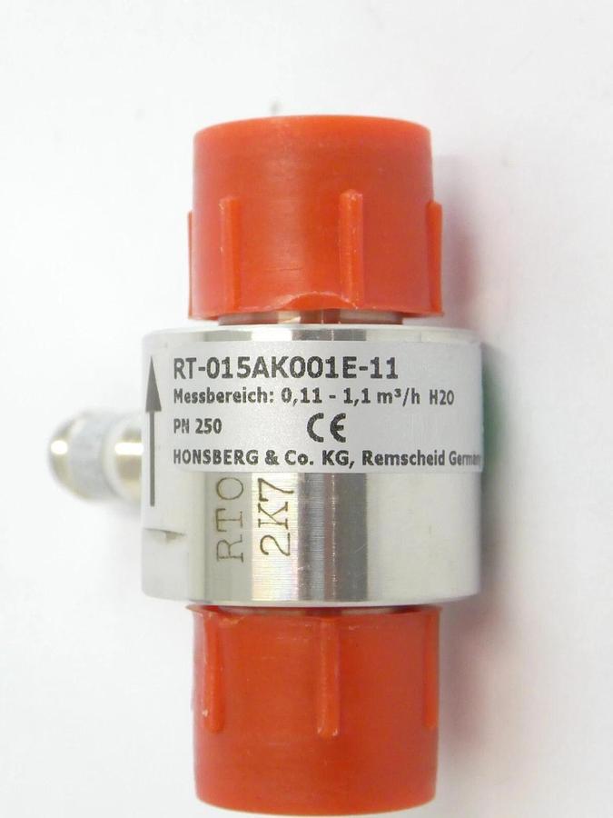 Honsberg RT-015AK001E-11 RT Series Flow Meter Turbine Reseller Lot of 4 New