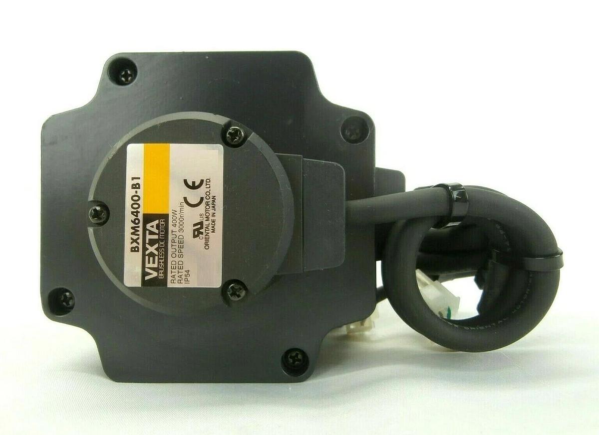 Used Oriental Motor BXM6400-B1 Brushless DC Motor with Gear Head 6GH5K-D1 Spare