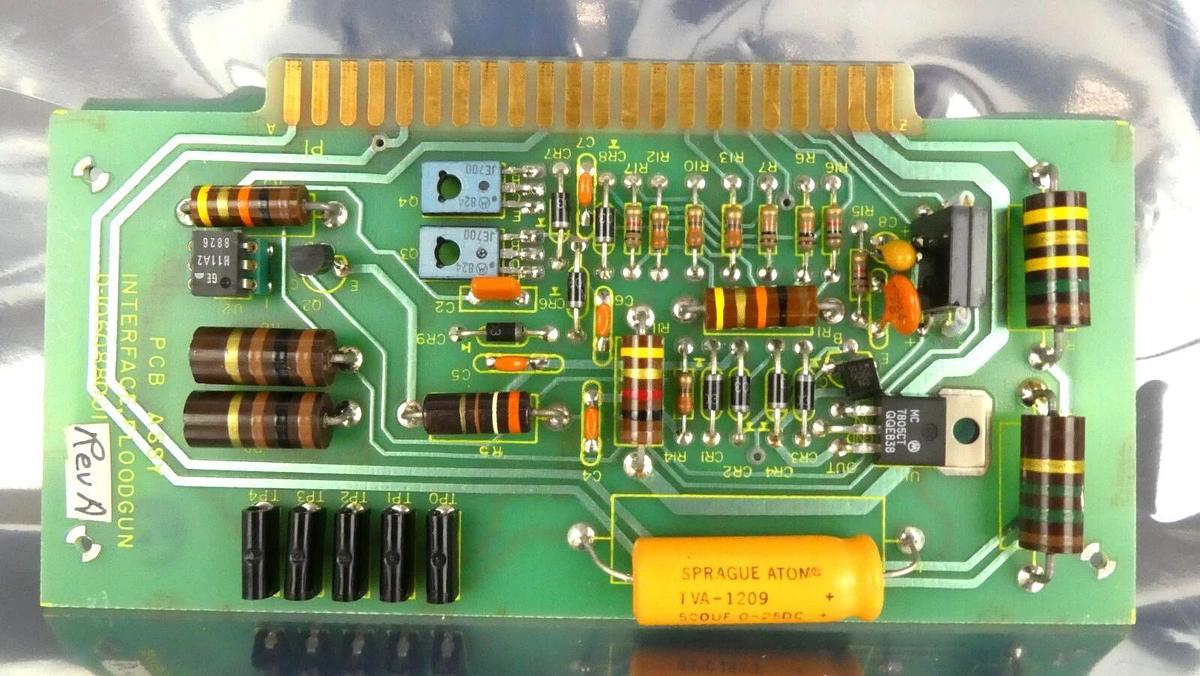 Used Varian VSEA D-106088001 Floodgun Controller PCB Card Working Surplus