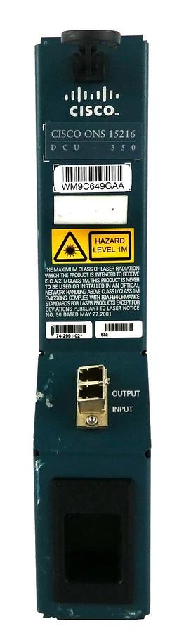 Used Cisco 74-2991-02 Dispersion Compensator Module ONS 15216 DCU-350 Working Spare
