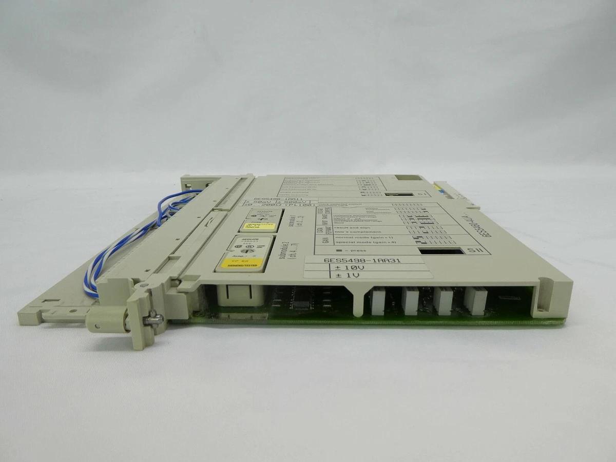Used Siemens 6ES5460-4UA13 Analog Input PCB Card SIMATIC VP F8 Balzers Unaxis Working