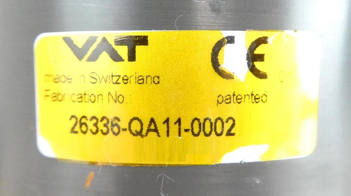 Used VAT 26336-QA11-0002 Angle Valve Series 26 Reseller Lot of 2 Working Surplus