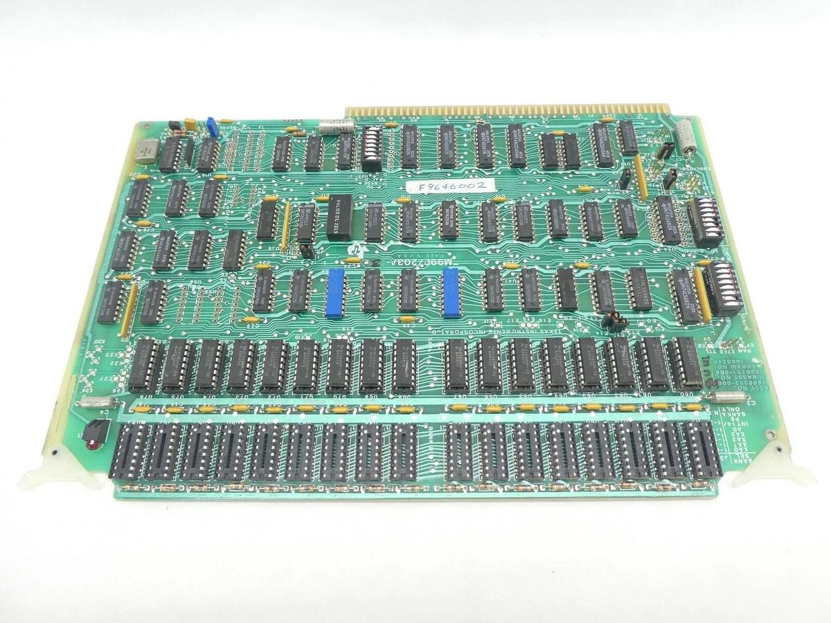 Used Texas Instruments 1600252-0006 RAM Module PCB Card TM990/203A-3 Varian F9646002