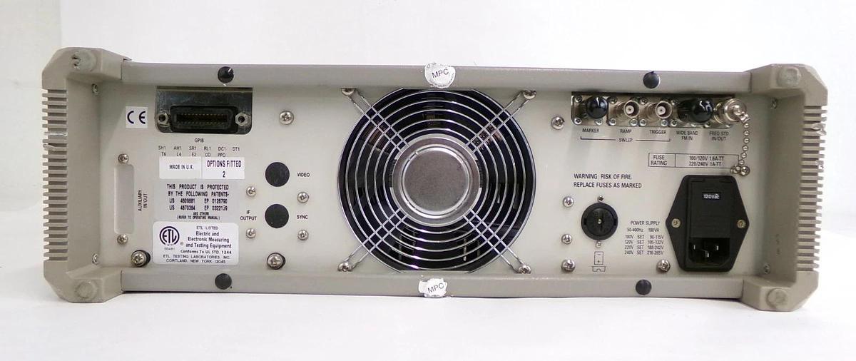 Used IFR 2040 10khz-1.35Ghz Low Noise Signal Generator Opt. 2 9.15 Error 27 Untested
