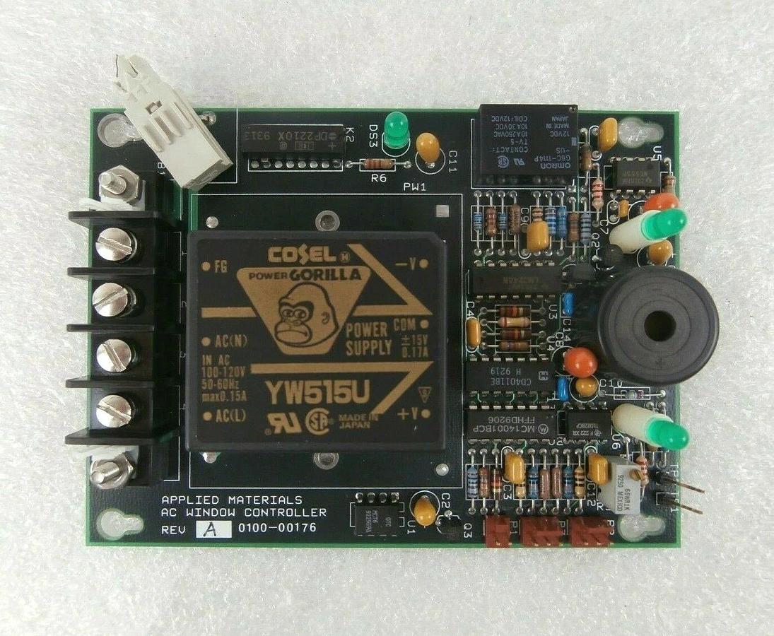 Used AMAT Applied Materials 0110-00176 AC Window Control PCB Lot of 3 Spare Untested