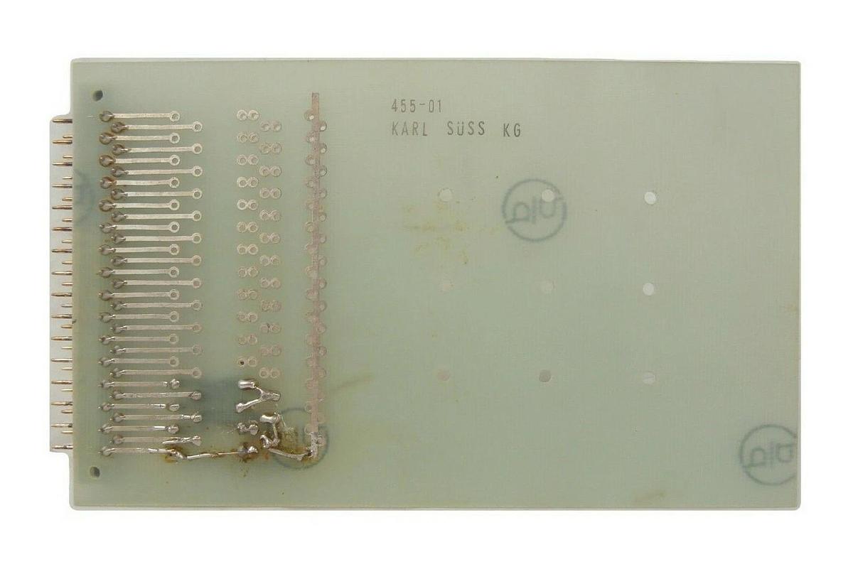 Used Karl Suss 455-01 PCB Card MJB 55 Wafer Mask Aligner Working Surplus
