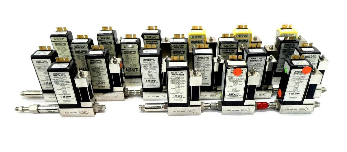 Used UNIT Instruments UFC Mass Flow Controller MFC UFC-1160A UFC-1020 Lot 21 Untested