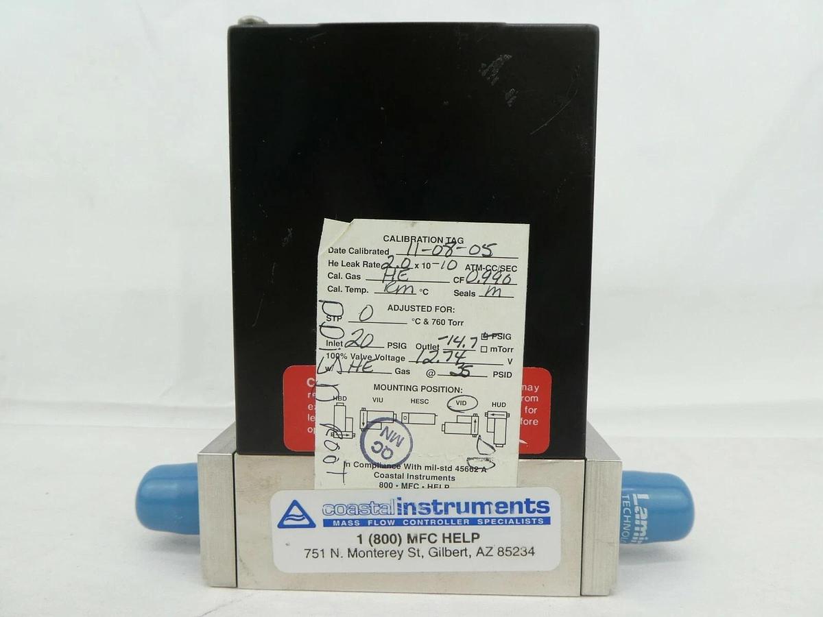 Used Tylan General FC-2900MEP Mass Flow Controller MFC 25 SCCM 99%HE/1%PH3 Working