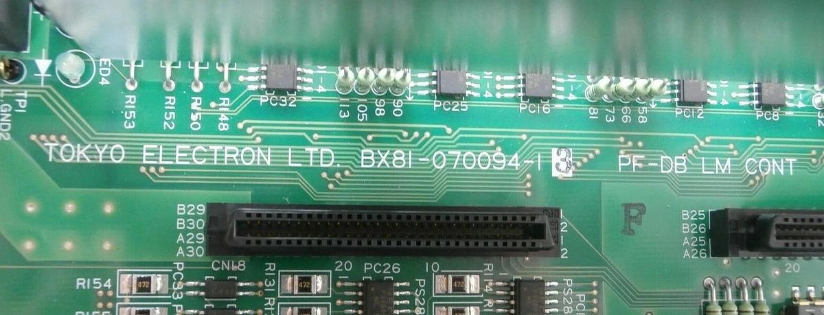 Used TEL Tokyo Electron BX80-070342-13 PCB Module LM CONT 3D81-000020-15 Trias Spare